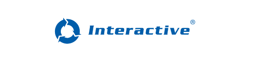 interactive brand logo interactive brand logo